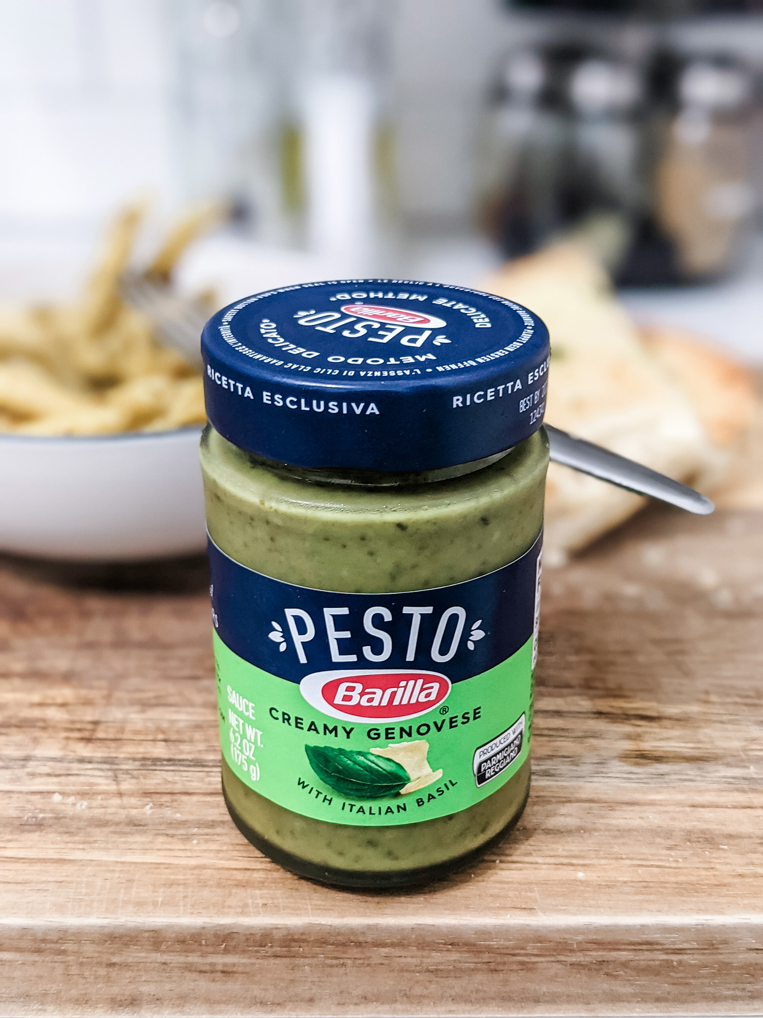 Pesto Penne with Barilla's Creamy Genovese Pesto - With Love, Joey