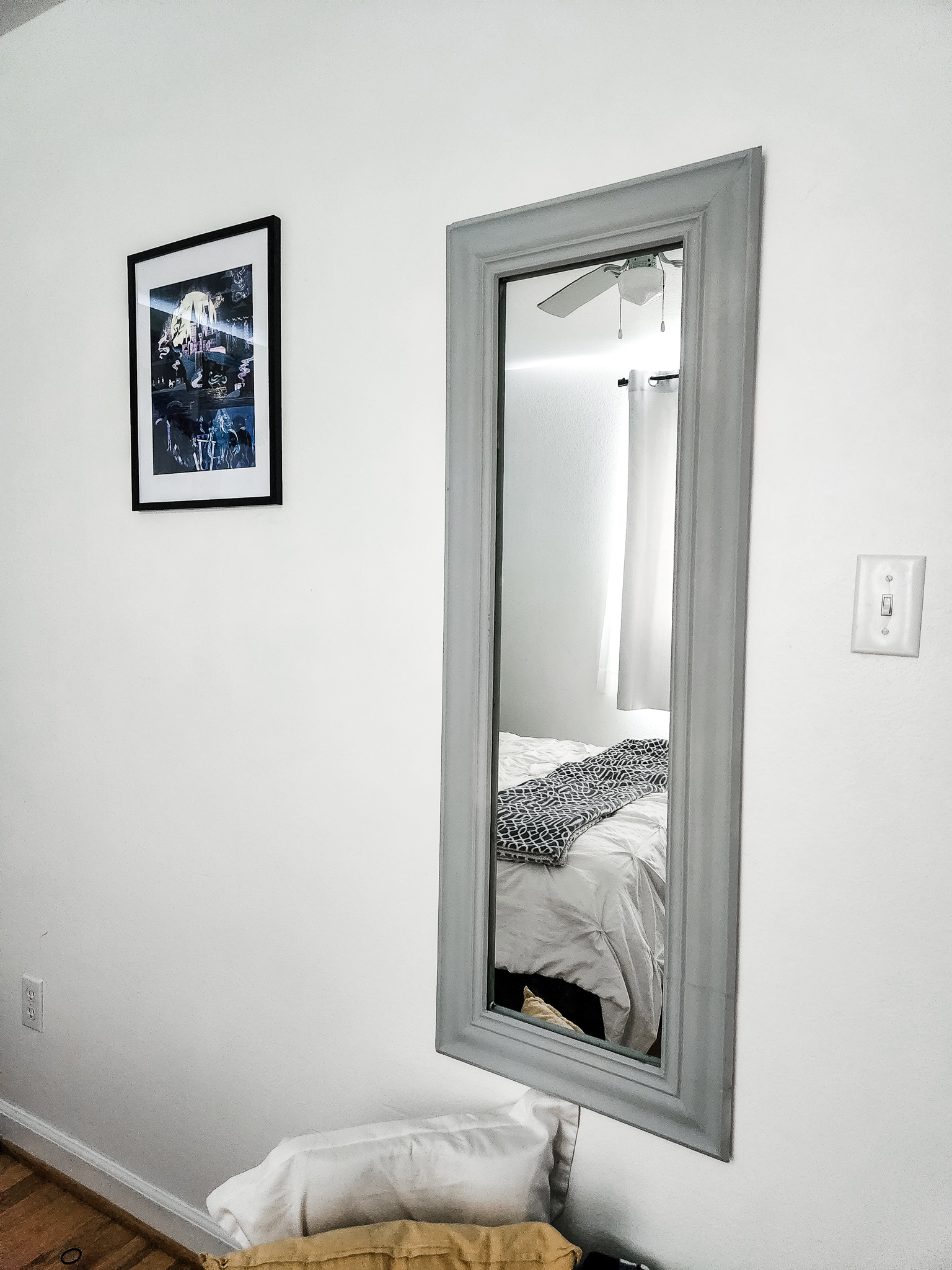 DIY Full-Length Wall Mirror - With Love, Joey